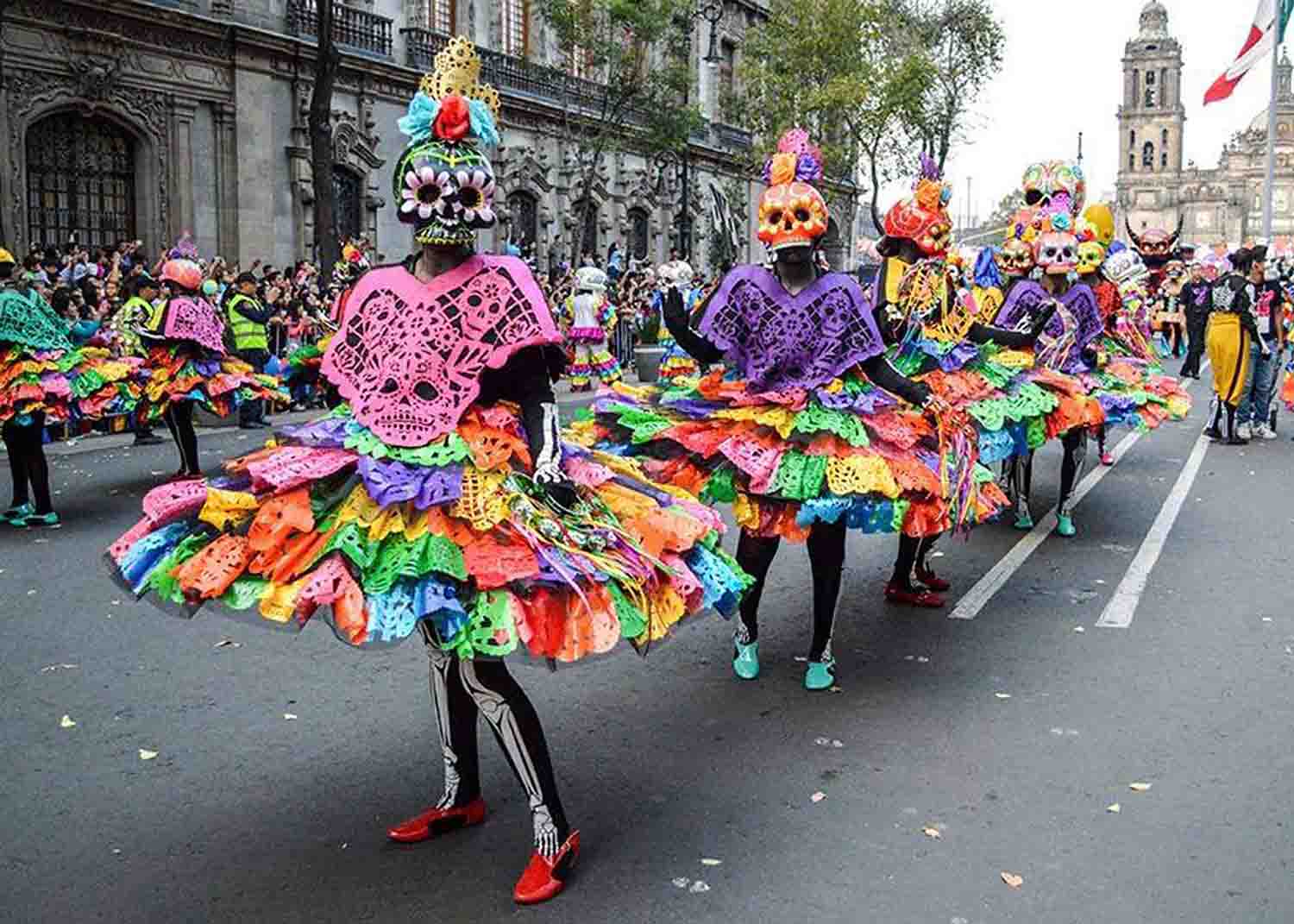 Dia de Muertos straatfeest