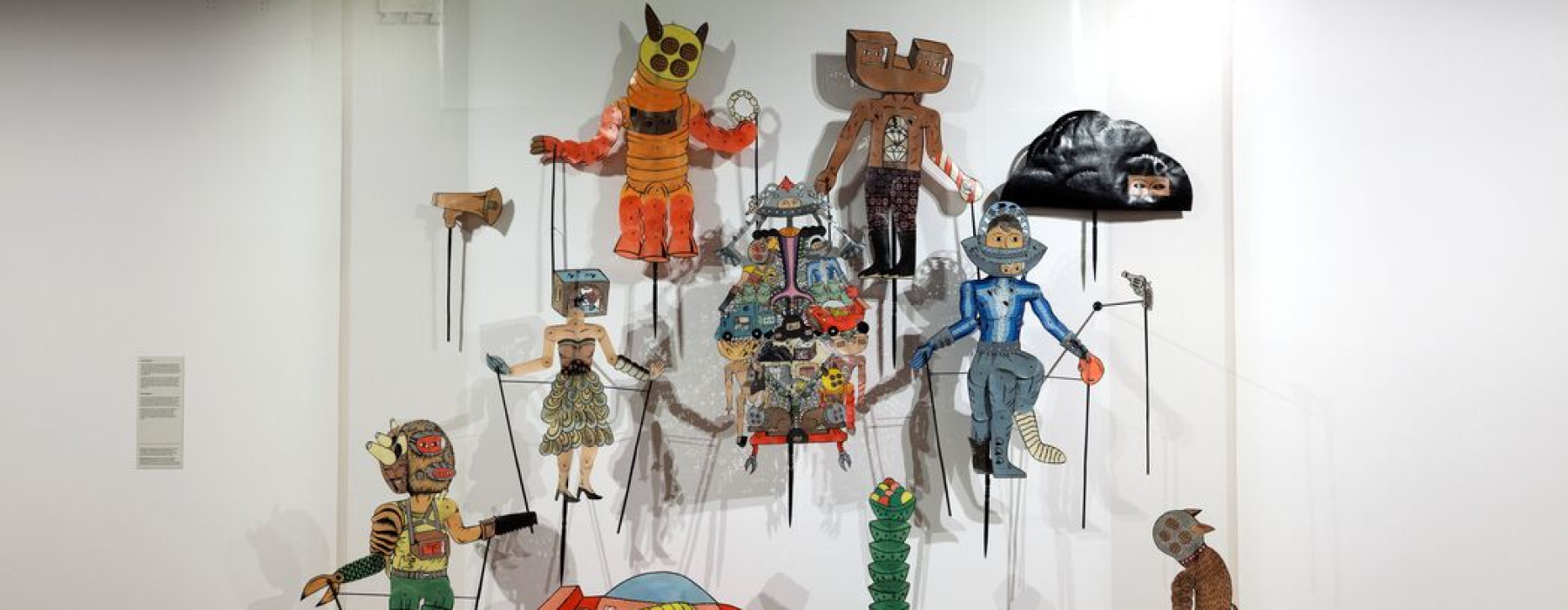 Eko Nugroho, Wajangpoppen uit de serie Hidden Violence, 2008