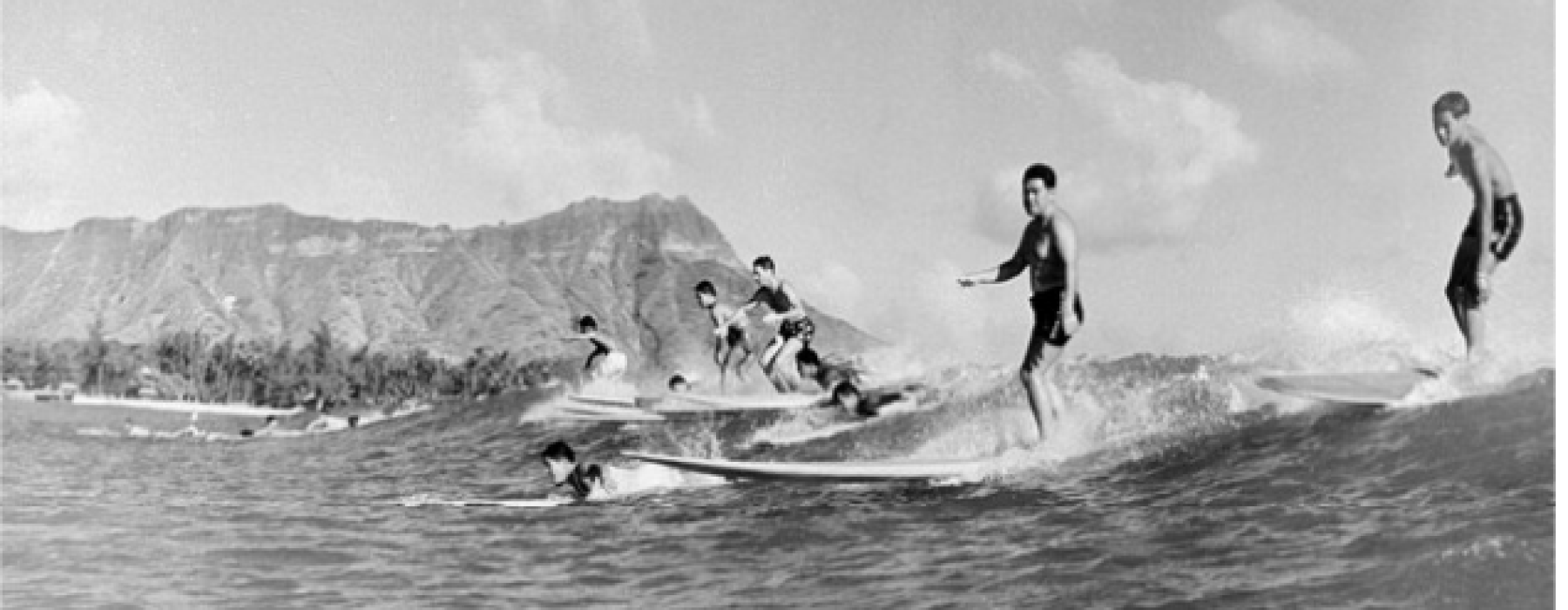 surfen bij waikiki