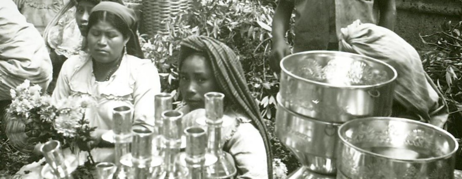 Markt in Oaxaco-stad, 1972. Fotograaf Ted Leyenaar