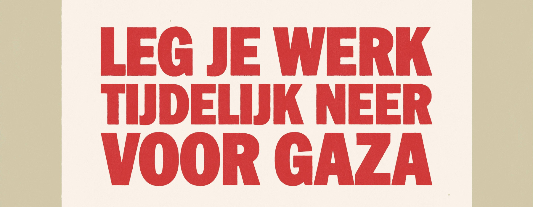 Poster #wijwerkenhiernietaanmee