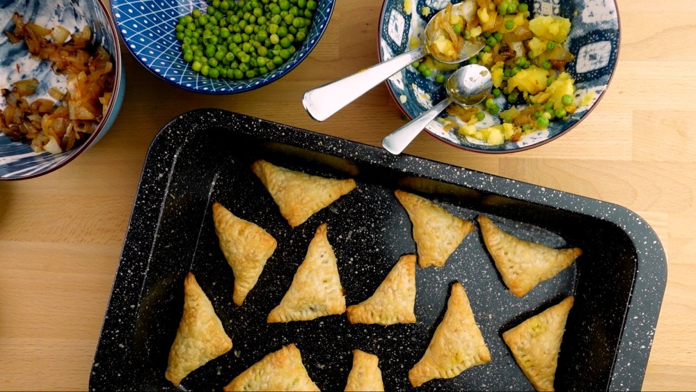 Samosas maken