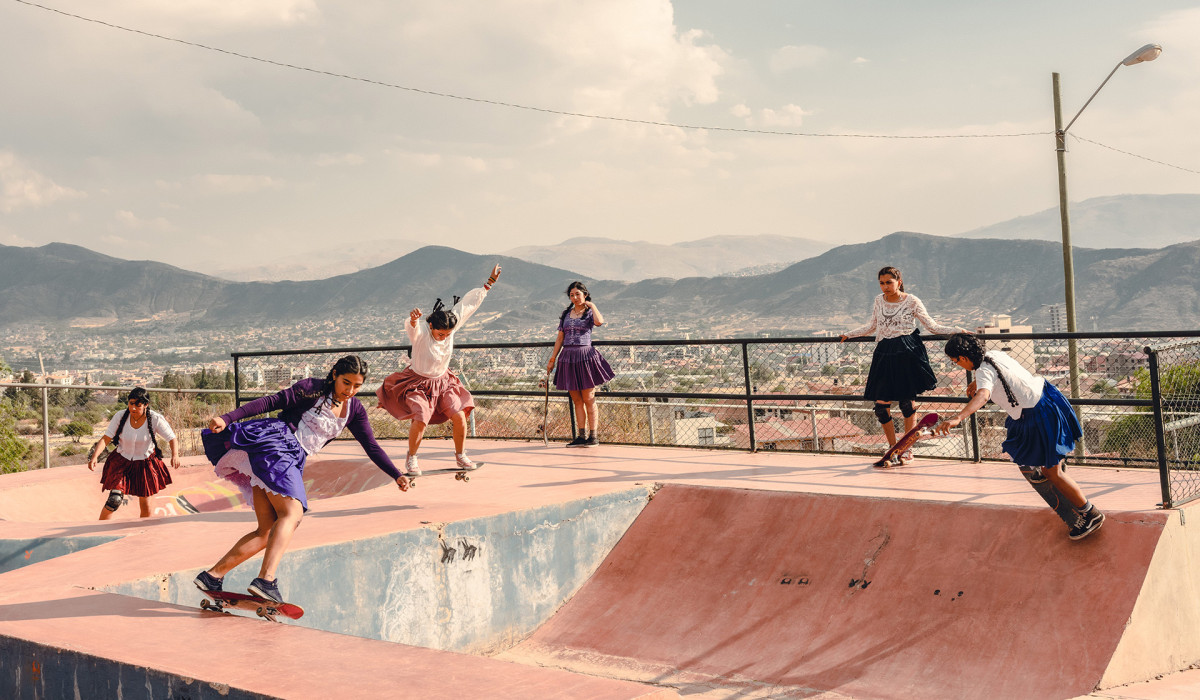 Skateboarding