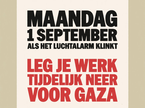 Poster #wijwerkenhiernietaanmee